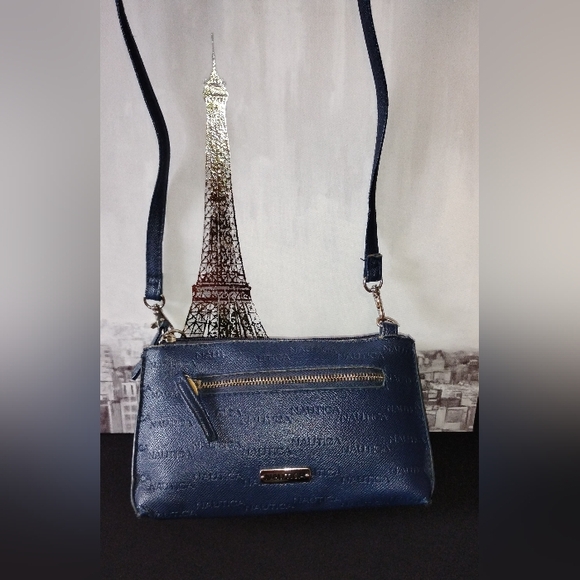 Nautica Navy Blue Crossbody Bag Or A Satchel Absolutley Gorgeous Bag - Picture 3 of 7